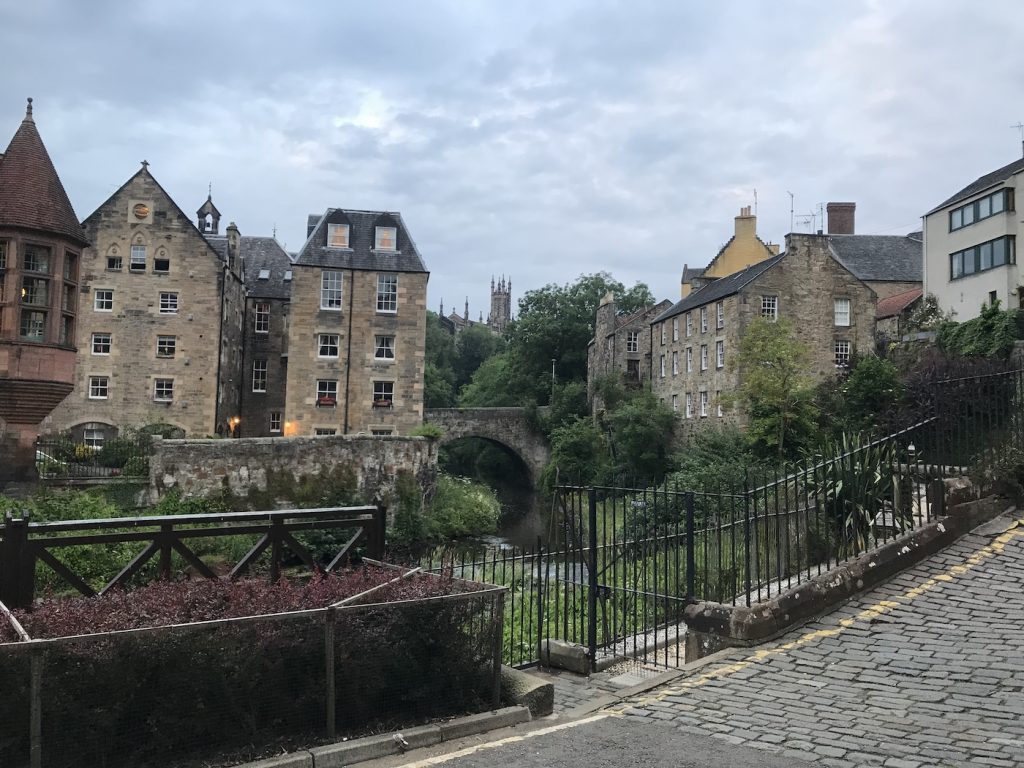 Dean Village is one of the must-see places in Edinburgh